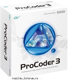 Grass Valley Procoder - Grass Valley Procoder v Grass Valley ProCoder 3 - New Softwarez