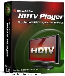 HDTV Player - BlazeVideo HDTV Player is a full-featured and - HDTV-Word