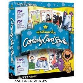 Hallmark Comedy Card Studio - This product offers a funny twist to Hallmark�s - New Softwarez