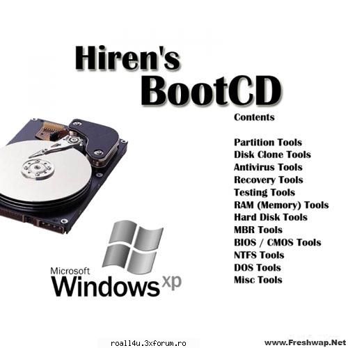 Hiren's BootCD 9.4 + KeyBoard Patch - Hiren's BootCD 9.4 + KeyBoard Patch All in one - New Softwarez