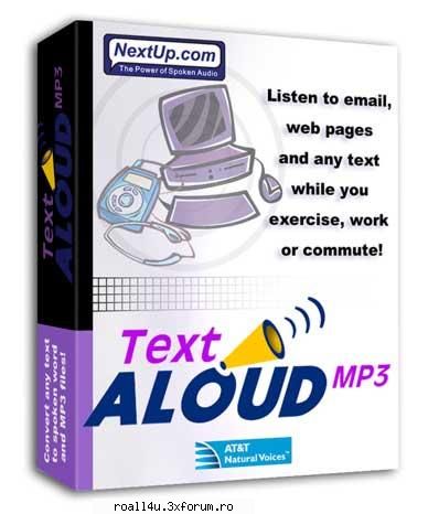 TextAloud v.2.268 - TextAloud v.2.268 TextAloud uses voice synthesis - New Softwarez